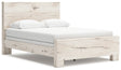 Lawroy Light Natural Queen Panel Bed by Ashley at Eve Furniture