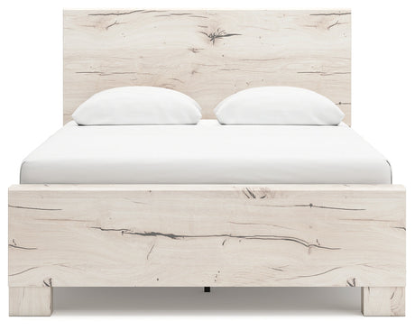 Lawroy Light Natural Queen Panel Bed by Ashley at Eve Furniture