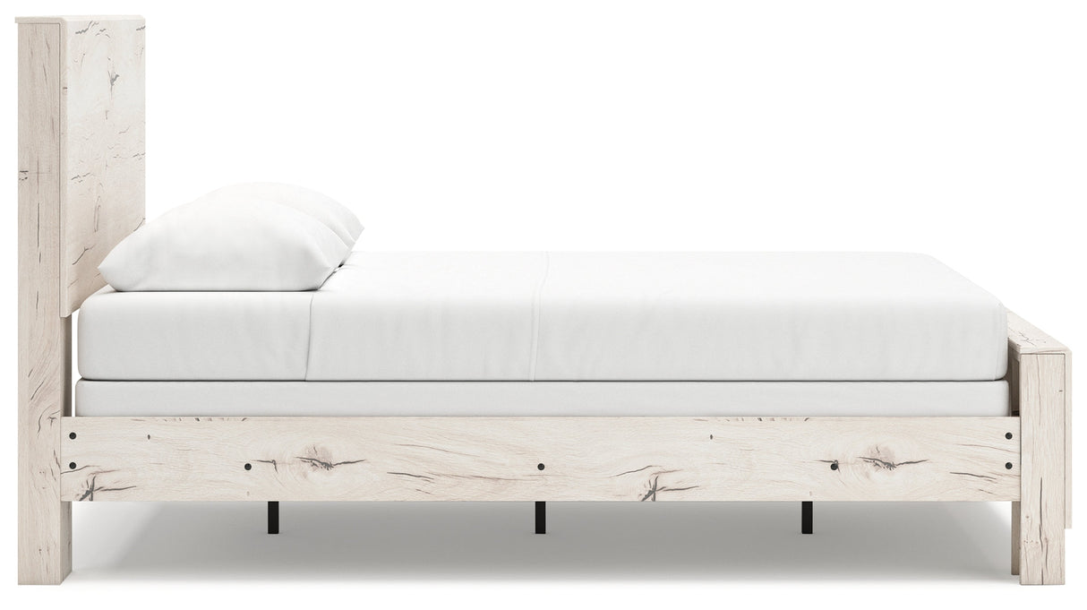 Lawroy Light Natural Queen Panel Bed by Ashley at Eve Furniture