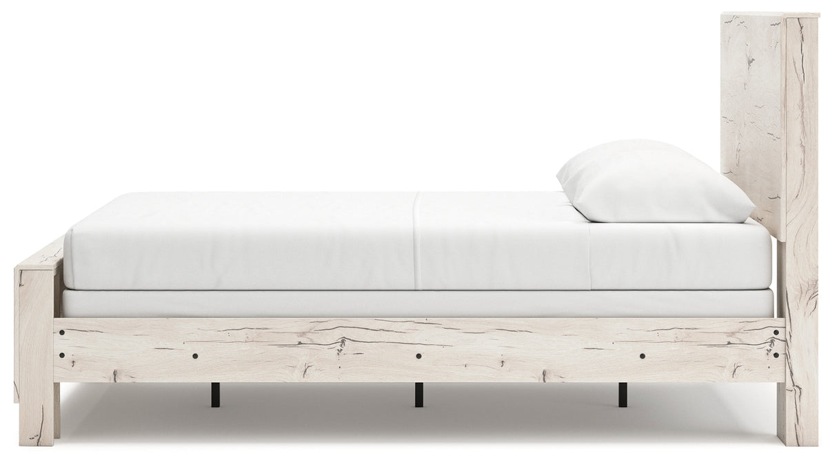 Lawroy Light Natural Queen Panel Bed by Ashley at Eve Furniture