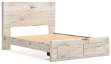 Lawroy Light Natural Queen Storage Platform Bed by Ashley at Eve Furniture