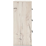 Lawroy Light Natural Storage Panel Bedroom Set with 2 Footboard Drawers by Ashley at Eve Furniture