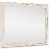 Lawroy Light Natural Storage Panel Bedroom Set with 2 One-Side Drawers by Ashley at Eve Furniture