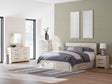 Lawroy Light Natural Storage Panel Bedroom Set with 6 Drawers by Ashley at Eve Furniture