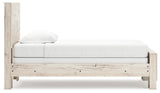 Lawroy Light Natural Twin Panel Bed by Ashley at Eve Furniture