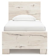 Lawroy Light Natural Twin Storage Platform Bed with 4 Drawers by Ashley at Eve Furniture