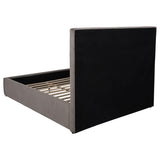 Lawson Mushroom 55-inch Upholstered Full Panel Platform Bed by Coaster at Eve Furniture