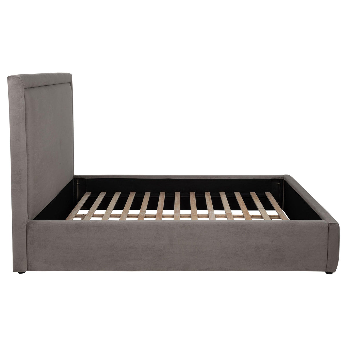 Lawson Mushroom 55-inch Upholstered Full Panel Platform Bed by Coaster at Eve Furniture