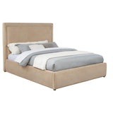 Lawson Saddle 55-inch Upholstered Eastern King Platform Bed by Coaster at Eve Furniture
