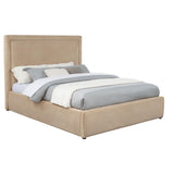 Lawson Saddle 55-inch Upholstered Eastern King Platform Bed by Coaster at Eve Furniture