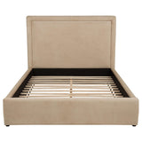 Lawson Saddle 55-inch Upholstered Eastern King Platform Bed by Coaster at Eve Furniture