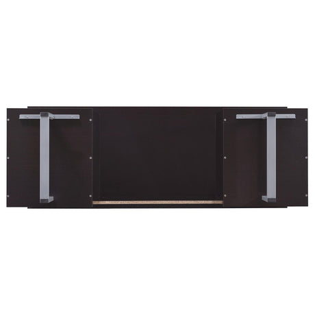 Lawtey Cappuccino Rectangular Storage Office Desk by Coaster at Eve Furniture