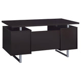 Lawtey Cappuccino Rectangular Storage Office Desk by Coaster at Eve Furniture
