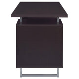 Lawtey Cappuccino Rectangular Storage Office Desk by Coaster at Eve Furniture