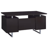 Lawtey Cappuccino Rectangular Storage Office Desk