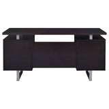 Lawtey Cappuccino Rectangular Storage Office Desk