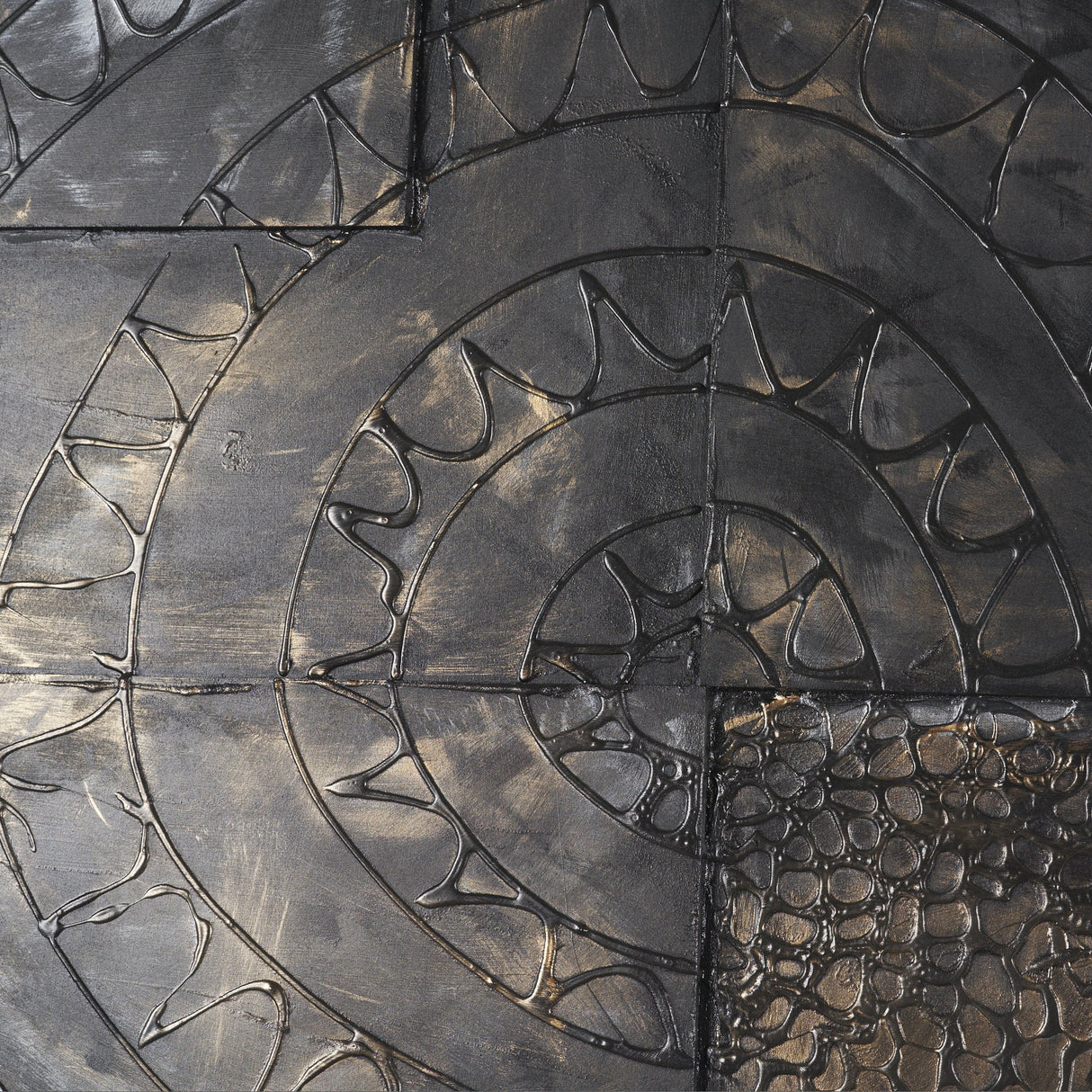 Layered Alloy I by Studio M a handmade Original 3D Textured Framed Artwork by Mercana at Eve Furniture