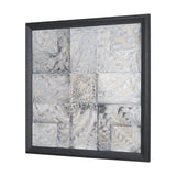 Layered Alloy II by Studio M a handmade Original 3D Textured Framed Artwork by Mercana at Eve Furniture