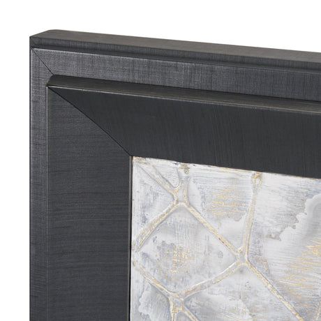 Layered Alloy II by Studio M a handmade Original 3D Textured Framed Artwork by Mercana at Eve Furniture