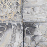 Layered Alloy II by Studio M a handmade Original 3D Textured Framed Artwork by Mercana at Eve Furniture