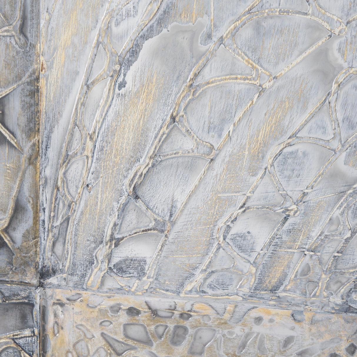 Layered Alloy II by Studio M a handmade Original 3D Textured Framed Artwork by Mercana at Eve Furniture