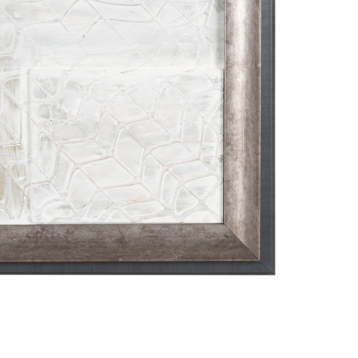 Layered Alloy II by Studio M a handmade Original 3D Textured Framed Artwork by Mercana at Eve Furniture
