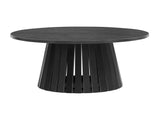 Layla 35.4" Coffee Table in Black by Manhattan Comfort at Eve Furniture