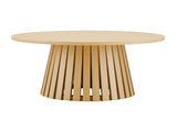 Layla 35.4" Coffee Table in Natural Oak by Manhattan Comfort at Eve Furniture