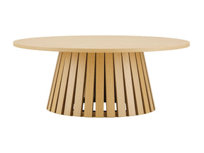 Layla 35.4" Coffee Table in Natural Oak by Manhattan Comfort at Eve Furniture