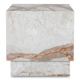 Layla Breccia Beige Marble Side Table by Moe's Home at Eve Furniture