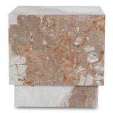 Layla Breccia Beige Marble Side Table by Moe's Home at Eve Furniture