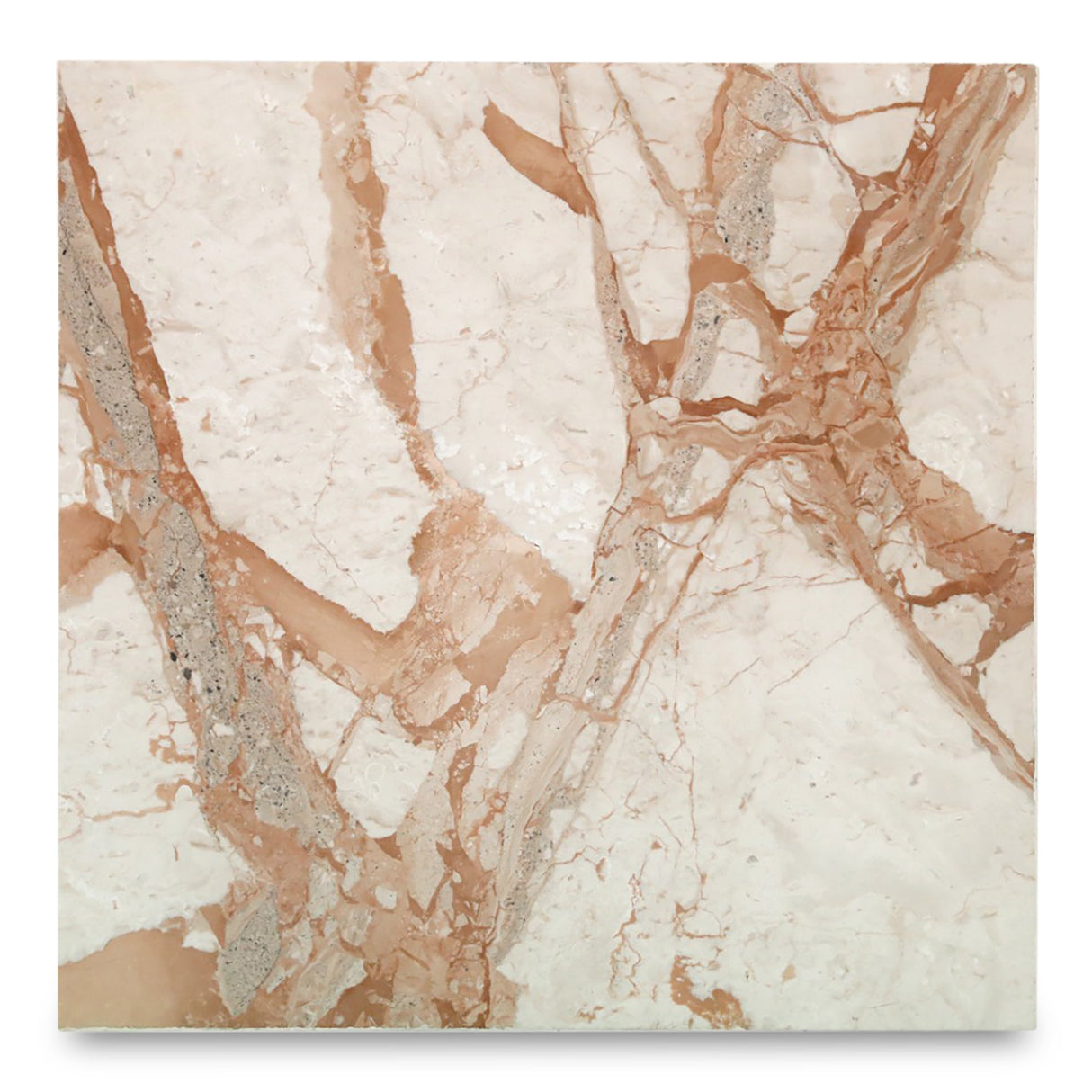 Layla Breccia Beige Marble Side Table by Moe's Home at Eve Furniture