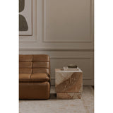 Layla Breccia Beige Marble Side Table by Moe's Home at Eve Furniture