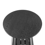 Layla End Table in Black by Manhattan Comfort at Eve Furniture