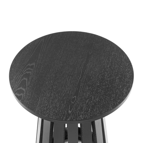 Layla End Table in Black by Manhattan Comfort at Eve Furniture