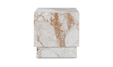 Layla Side Table Breccia Marble by Moe's Home at Eve Furniture