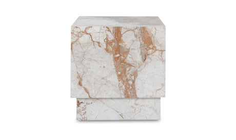 Layla Side Table Breccia Marble by Moe's Home at Eve Furniture