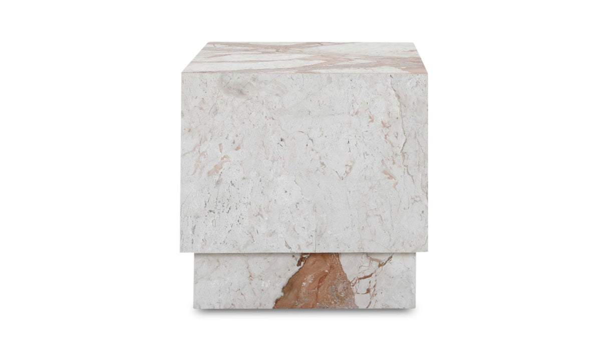 Layla Side Table Breccia Marble by Moe's Home at Eve Furniture