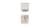 Layla Side Table Breccia Marble by Moe's Home at Eve Furniture