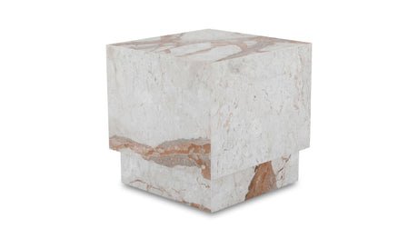 Layla Side Table Breccia Marble by Moe's Home at Eve Furniture