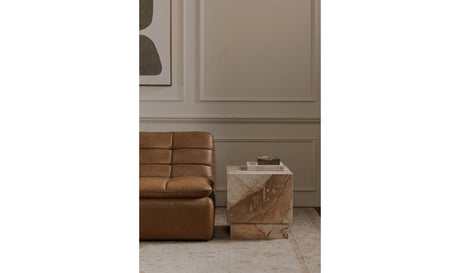 Layla Side Table Breccia Marble by Moe's Home at Eve Furniture