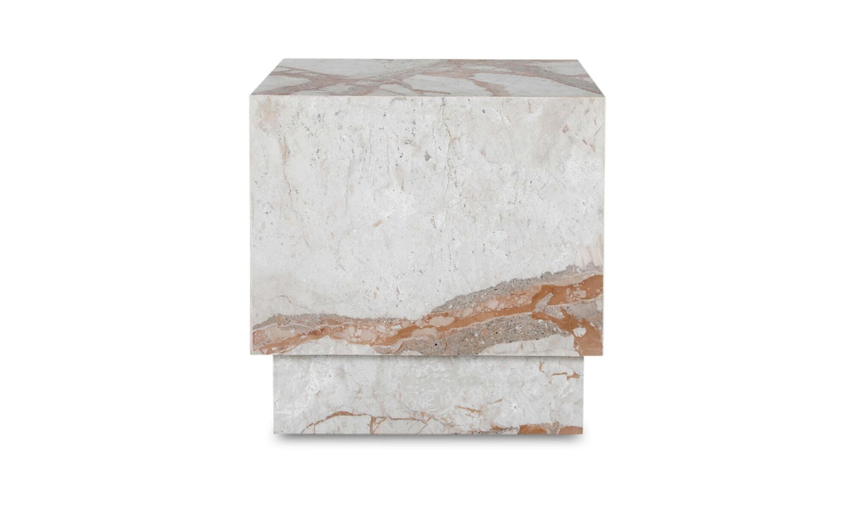 Layla Side Table Breccia Marble by Moe's Home at Eve Furniture