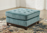 Laylabrook Teal Oversized Accent Ottoman