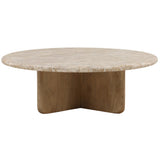 Layna Coffee Table, Beige by Dovetail at Eve Furniture