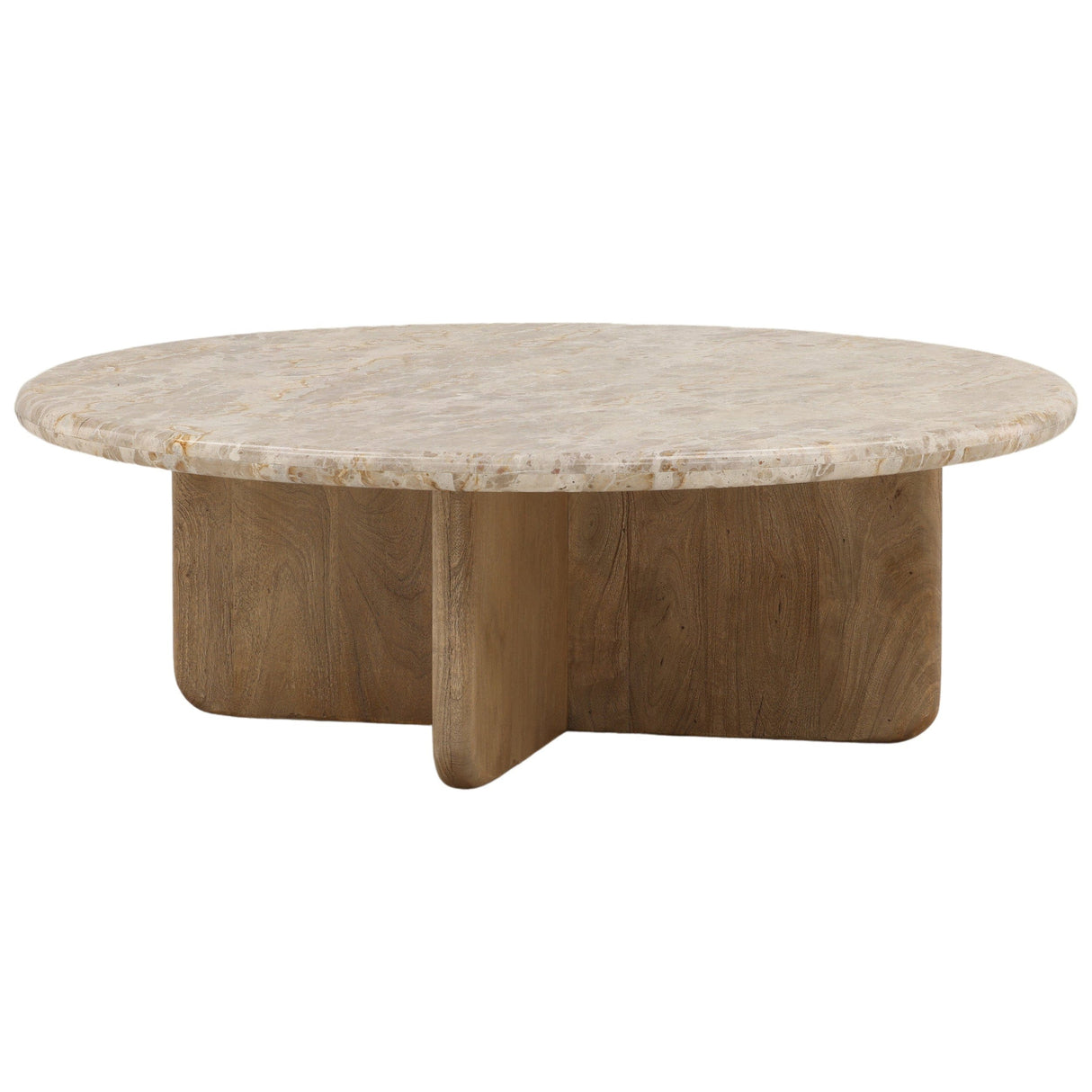 Layna Coffee Table, Beige by Dovetail at Eve Furniture