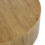 Layne Coffee Table with Casters - Light Brown by Classic Home at Eve Furniture