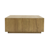 Layne Coffee Table with Casters - Light Brown by Classic Home at Eve Furniture