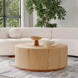 Layne Coffee Table with Casters - True Natural by Classic Home at Eve Furniture