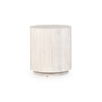 Layne End Table - Milk White by Classic Home at Eve Furniture