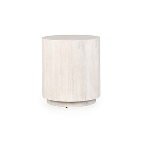 Layne End Table - Milk White by Classic Home at Eve Furniture